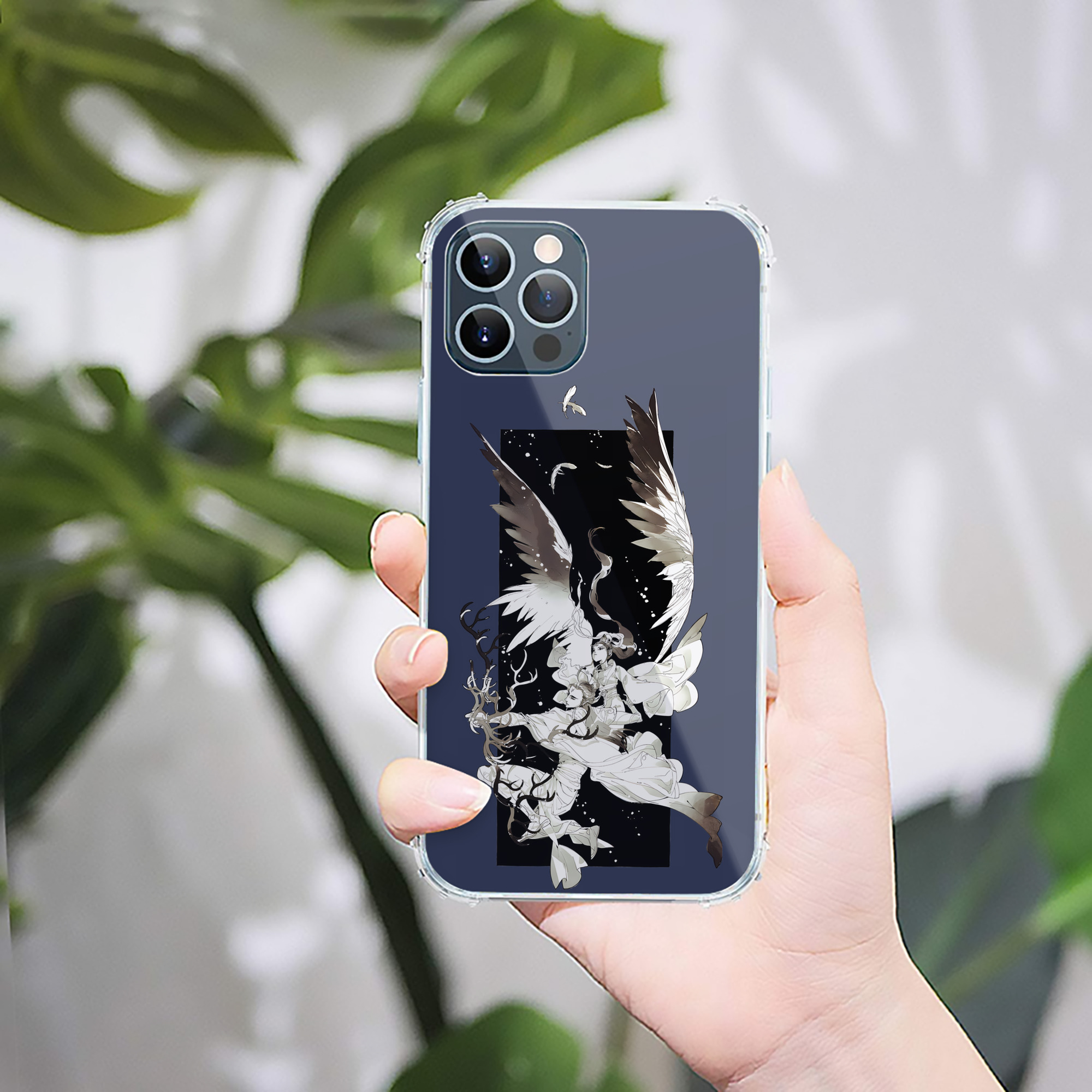 （画像用） Ne Zha 2 ナタ 魔童の大暴れ 【iPhone 12シリーズ対応】透明スマホケース（クリアソフトケース）
